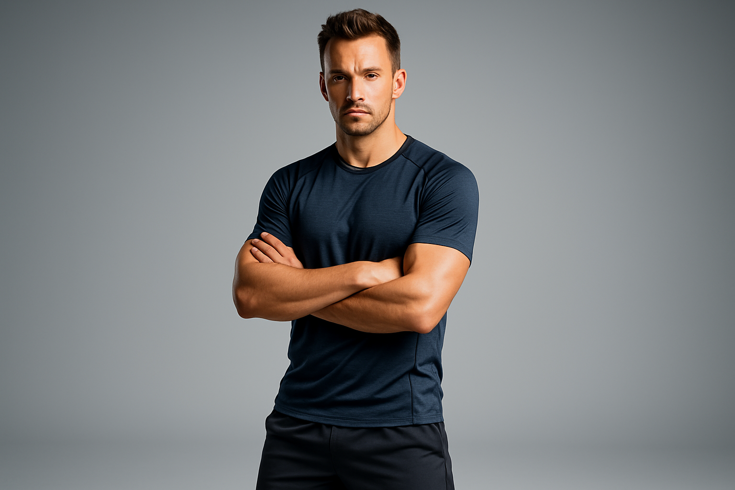 man in sportswear posing