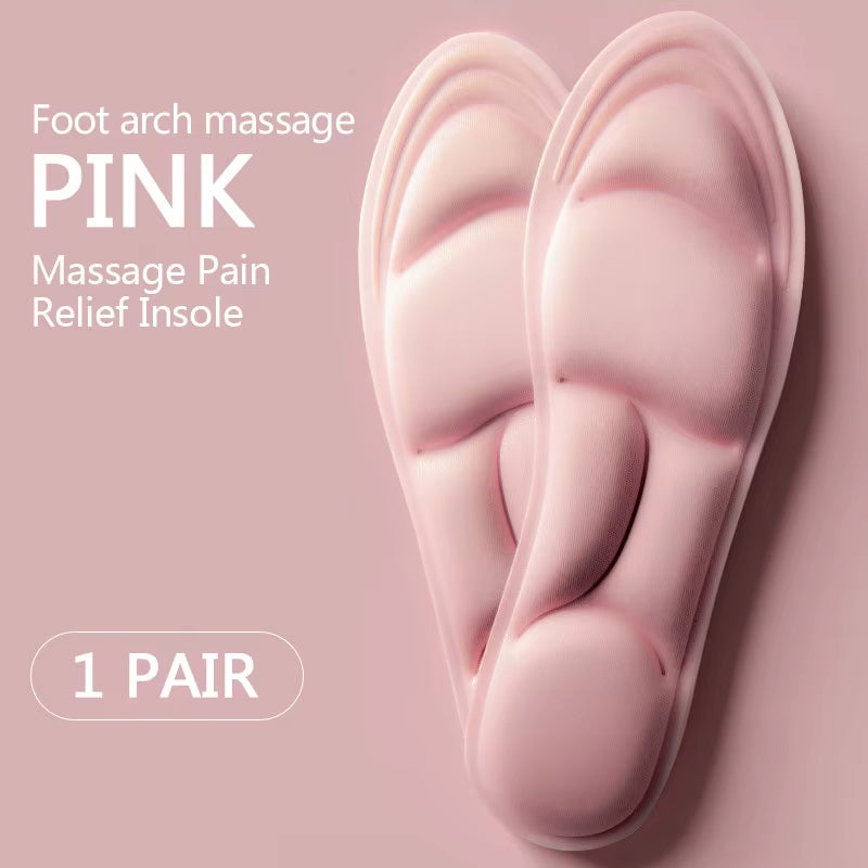 5D Massage Memory Foam Insoles for Shoes Sole Breathable Cushion Sport Running Insoles for Feet Orthopedic Insoles