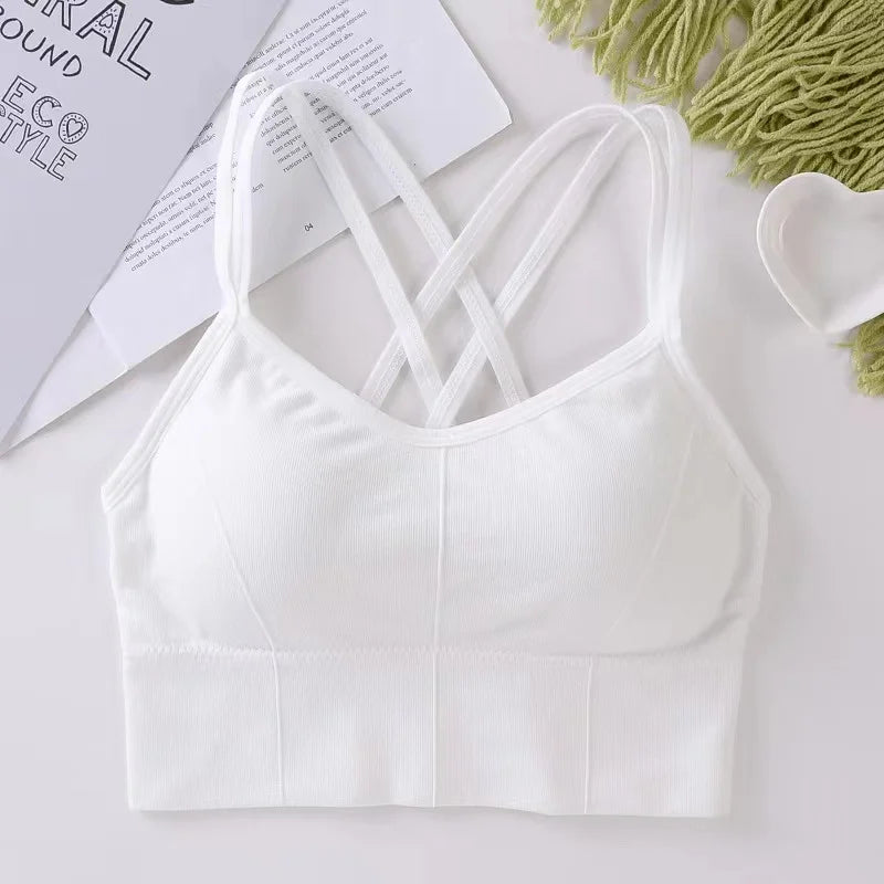 Women's Tank Top With Back Cross