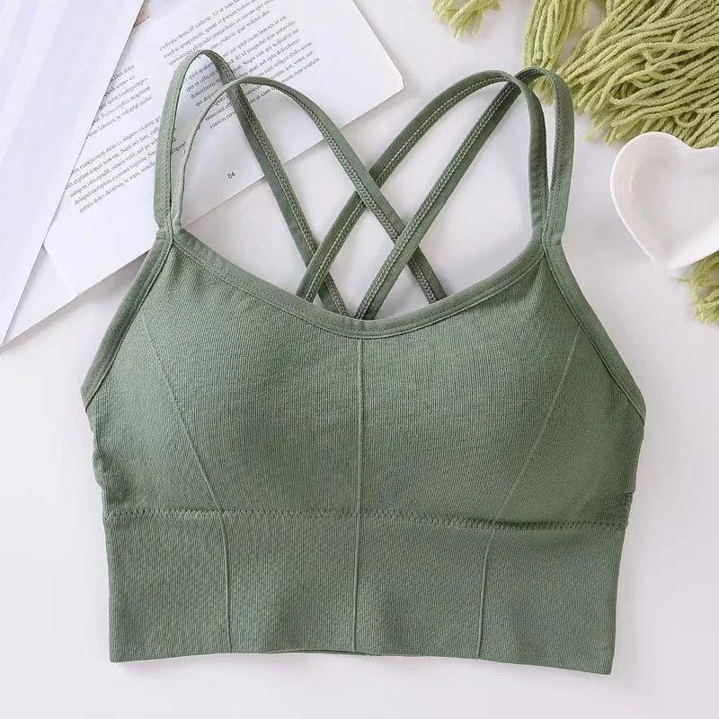Women's Tank Top With Back Cross