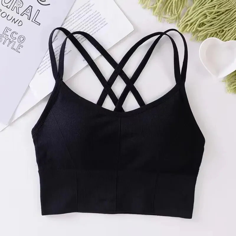 Women's Tank Top With Back Cross