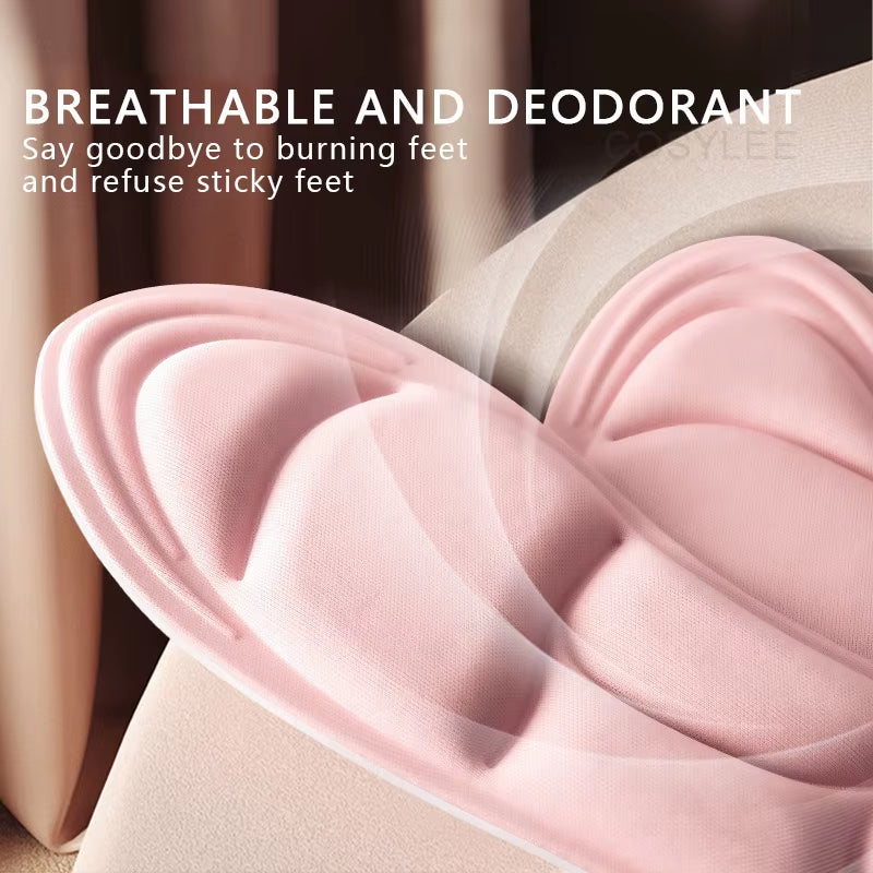 5D Massage Memory Foam Insoles for Shoes Sole Breathable Cushion Sport Running Insoles for Feet Orthopedic Insoles